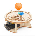 Wood Solar System Globe Table